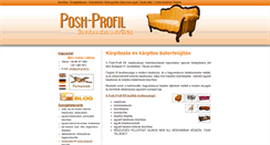 Desktop Screenshot of posh-profil.hu
